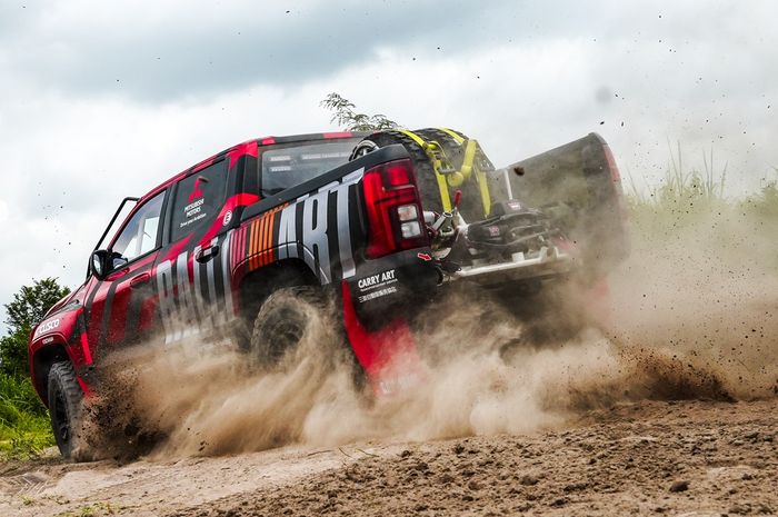 mitsubishi, ralliart, AXCR, Asia Cross Country Rally, Mitsubishi Ralliart, Bawa Tiga Triton, Tim Mitsubishi Ralliart Siap Libas Asia Cross Country Rally 2025