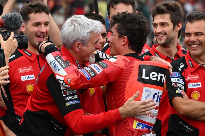 MotoGP, Marc Marquez, Francesco Bagnaia, luigi dall'igna, bagnaia, Bos Ducati Buka Suara, Motor yang Dipakai Bagnaia dan Marquez Memang Beda
