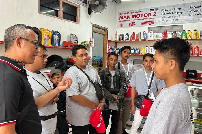 bengkel motor, yayasan ahm, Yayasan AHM Latih Puluhan UMKM Bengkel Sepeda Motor, Ini Tujuannya
