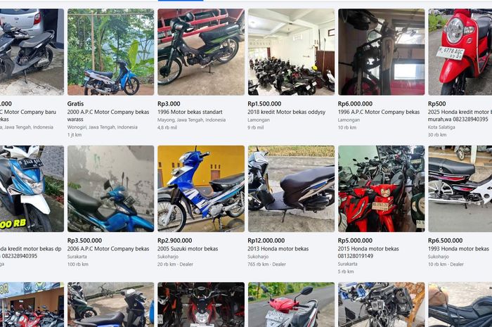 motor bekas, penipuan jual beli motor, jual beli motor bekas, penipuan motor bekas, Marketplace Facebook, Wajib Curiga, Ini Modus Tipu-tipu Jual Beli Motor Bekas Berdasarkan Pengalaman Showroom