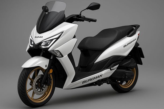 Yamaha NMAX 155, suzuki burgman, Suzuki Burgman 150, honda pcx 160, Suzuki Siapkan Skutik Tantang PCX 160 dan NMAX 155, Basik Adopsi Haojue UHR150?