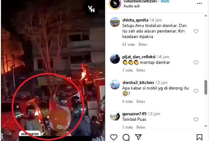 lcgc, Mobil Damkar, emak-emak bawa mobil, mobil damkar tabrak mobil, Viral Mobil Damkar Tubruk LCGC Disopiri Emak-emak, Pahami Lagi Aturannya