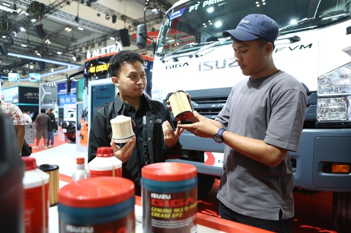 giias, isuzu giga, spareparts, isuzu, Sparepart Isuzu, GIIAS 2025, Isuzu Buka After Sales Corner di GIIAS 2025, Konsumen Dijamin Nggak Bingung cari Sparepart