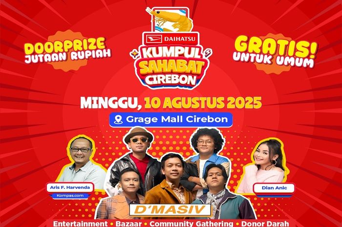 daihatsu, d'masiv, sri agung handayani, Daihatsu Kumpul Sahabat, Daihatsu Kumpul Sahabat Cirebon, Gratis Semua Boleh Ikut, Daihatsu Ajak Warga Cirebon Pesta Kumpul Sahabat di Tanggal 10 Agustus 2025