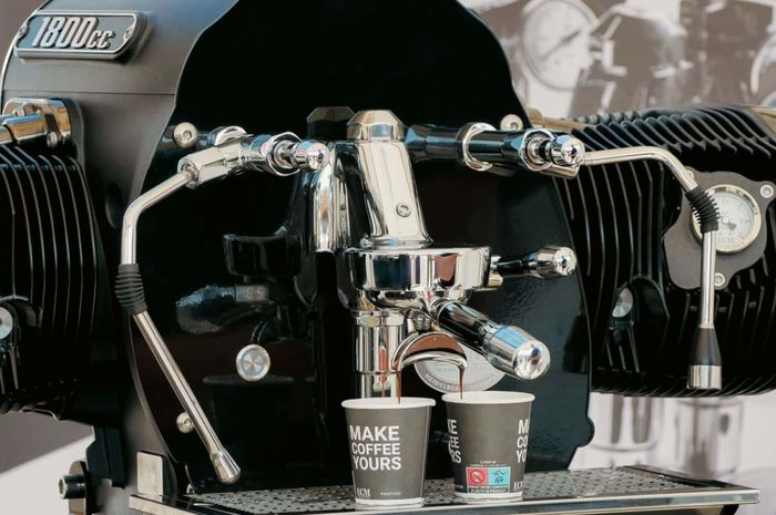 bmw motorrad, mesin kopi, bmw r18, mesin espresso, Pecinta Kopi Kalcer Merapat, BMW Jual Mesin Espresso Basik R18 Edisi Terbatas