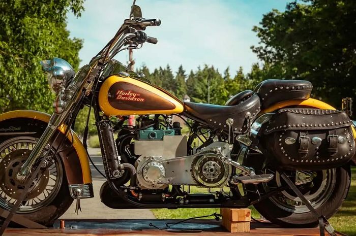 modifikasi, mesin diesel, modifikasi Harley-Davidson, harley-davidson mesin diesel, Pensiunkan V-Engine, Modifikasi Mesin Harley-Davidson ini Bikin Pangling