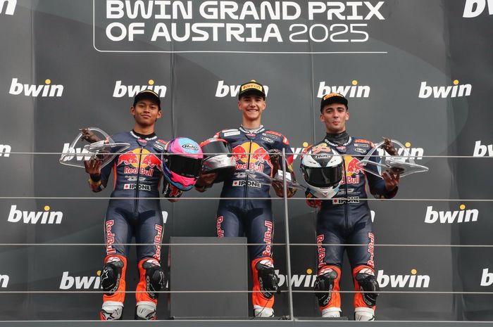 astra honda motor, pembalap indonesia, Veda Ega Pratama, M Kiandra Ramadhipa, Arsenio Algifari, HUT RI ke-80, Pembalap AHM Amankan Podium Balap Nasional dan Internasional di HUT Ke-80 RI