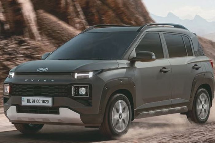 Hyundai, compact suv, Toyota Raize, Hyundai Exter, Hyundai Exter Pro Pack, Harga Setara Rp 148 Jutaan, Compact SUV Baru Hyundai Tampil Kekar, Mesin Sekelas Raize 1.2