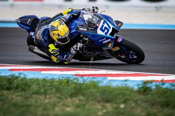 yamaha racing indonenesia, world supersport, pembalap yamaha, pembalap yamaha indonesia, aldi satya mahendra, Patah Tulang Pergelangan, Aldi Satya Mahendra Harus Tunda Balapan di Eropa