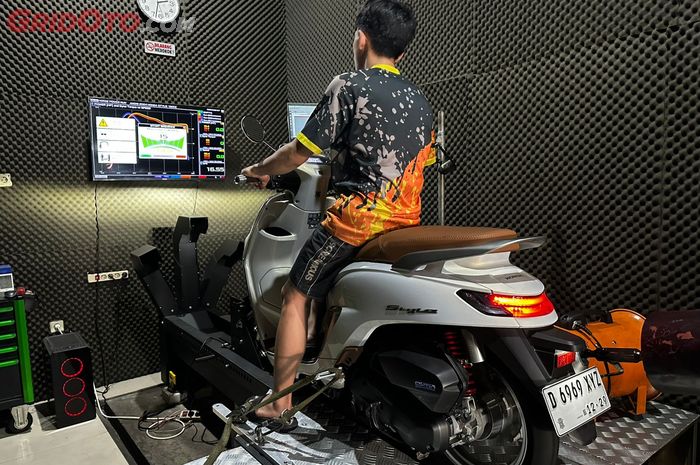 dynotest, Nolimitz Matic Shop, Axis Dynamometer, Tempat Dynotest di Bandung, NoLimitz Matic Shop Bandung Sediakan Fasilitas Dynotest, Segini Biayanya