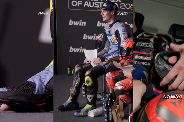 Marc Marquez, motogp austria, Marco Bezzecchi, fermin aldeguer, Hasil MotoGP Austria, Kocak! Ternyata Fermin Aldeguer Pakai Sepatu Bolong di MotoGP Austria, Marc Marquez Sampai Bengong