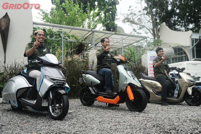 motor custom, honda dream ride project, Honda CUV e:, Honda ICON e:, hdrp 2024, motor hdrp, Digarap Habis-habisan Selama 3 Bulan, Inilah Wujud Motor Listrik Honda Custom Builder HDRP