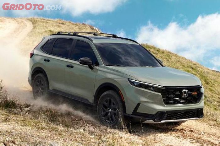 cr-v, honda cr-v turbo, mobil hybrid, honda cr-v hybrid, Honda CR-V TrailSport, Bikin Ngiler, Honda CR-V TrailSport Meluncur, Ini Yang Bikin Gagah