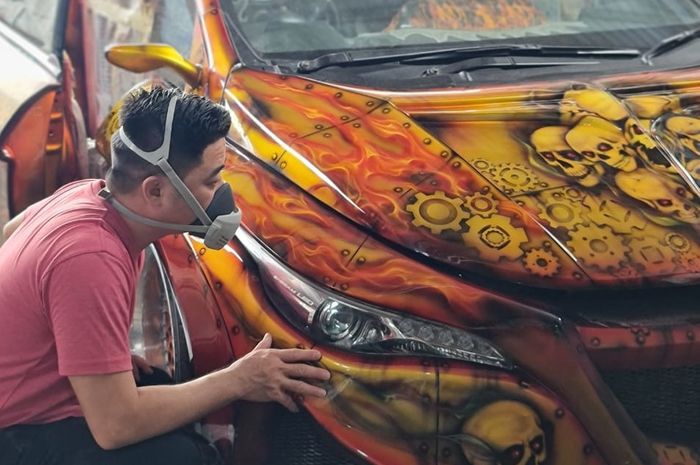 bengkel, airbrush, tomi airbrush, bengkel airbrush, Tomi Airbrush, 30 Tahun Konsisten Berkarya di Dunia Otomotif