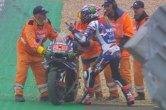 MotoGP, penalti, Fabio Quartararo, motogp prancis, Marshal, Ngamuk ke Marshal di MotoGP Prancis 2025, Fabio Quartararo Diganjar Dua Hukuman