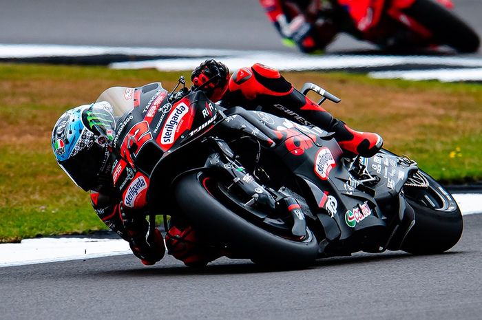 MotoGP, yamaha, Fabio Quartararo, motogp inggris, Marco Bezzecchi, Motor Quartararo Mogok, Marco Bezzecchi Menang MotoGP Inggris 2025