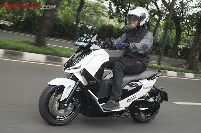 motor listrik, Alva Cervo Q, Test Ride Alva Cervo Q, Eksplorasi Banyak Fitur Baru!