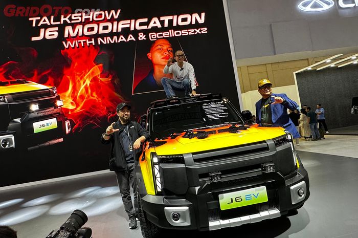 mobil listrik, SUV Listrik, Yoshua Marcellos, Chery J6, Cellos, Mobil Modifikasi Chery J6 Milik Cellos Hadir di GIIAS 2025, Satu Lagi Buat Giveaway?
