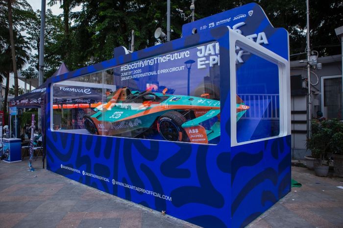 formula e, balap mobil listrik, jakpro, Jakarta E-Prix, Mobil Formula E Mejeng di Bundaran HI, Tiket Jakarta E-Prix Bisa Dibeli di CFD