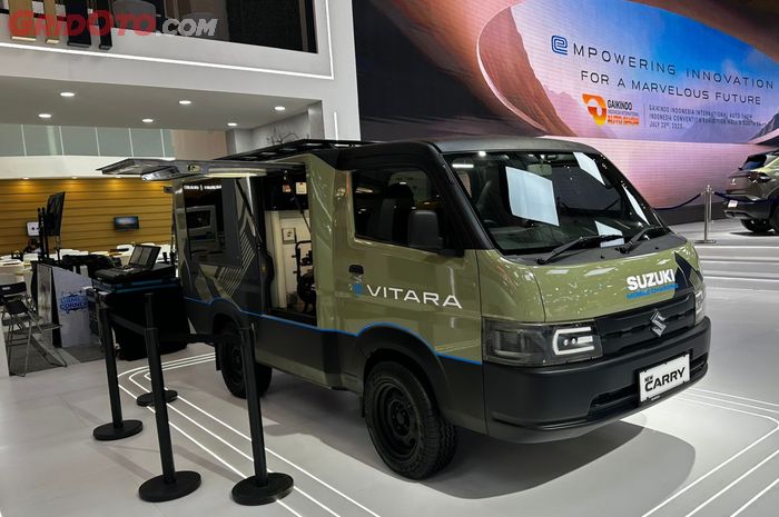 mobil listrik, layanan emergency, GIIAS 2025, Suzuki e Vitara, Suzuki Mobile Charger, Suzuki Mobile Charging, Salah Satu Armada Pendukung Hadirnya e Vitara di Indonesia