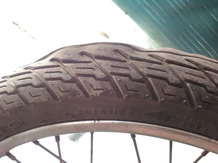 Gara-gara Hal Sepele Ini Ban Motor Bekas Bisa Tiba-tiba Benjol