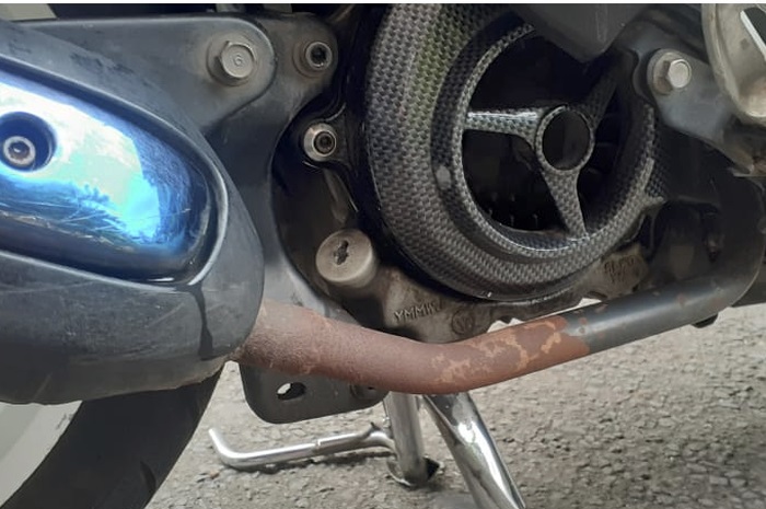 Segini Biaya Las Leher Knalpot Motor Bekas Yang Bocor, Ojol Gratis