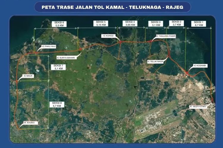 tol Kataraja, Tol Kamal-Teluknaga-Rajeg, Tol Kamal-Rajeg, Tol Jakarta-PIK 2, Tol Bandara Soetta-PIK 2, Tol Baru Sepanjang 38,60 Km Dibuka Fungsional Gratis, Penghubung Bandara Soetta dan Jakarta ke PIK 2