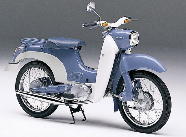 jepang, honda super cub, motor bebek, Yamaha MF-1, bebek klasik, Bentuk Bodi dan Suspensinya Agak Lain, Inilah Bebek Klasik Yamaha Pesaing Honda Super Cub