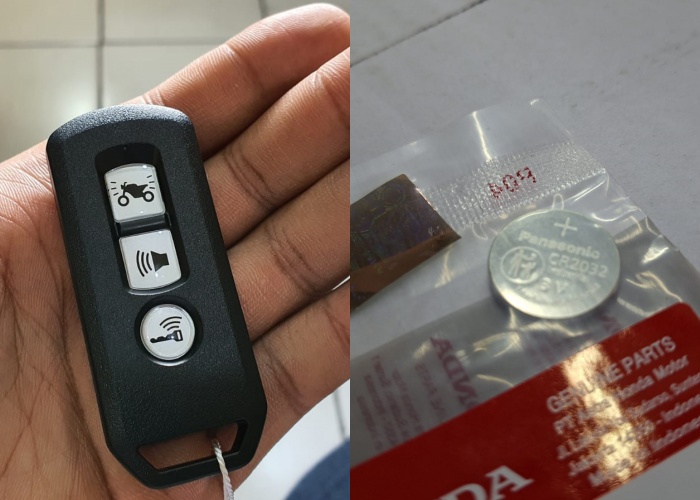 baterai remote, remote keyless, keyless, baterai remot keyless, Tian Kunci, Awas Bikin Susah! Ini Dua Ciri Baterai Remote Keyless Motor Mulai Lemah