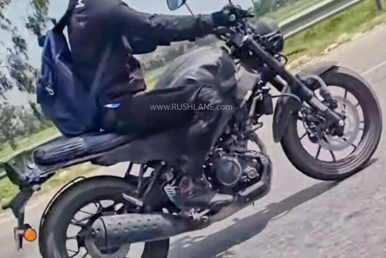 motor baru yamaha, motor india, Yamaha XSR 155, XSR 155, xsr 155 facelift, Yamaha XSR 155 Berkamuflase Terciduk Sedang Tes Jalan, Ada Part Baru