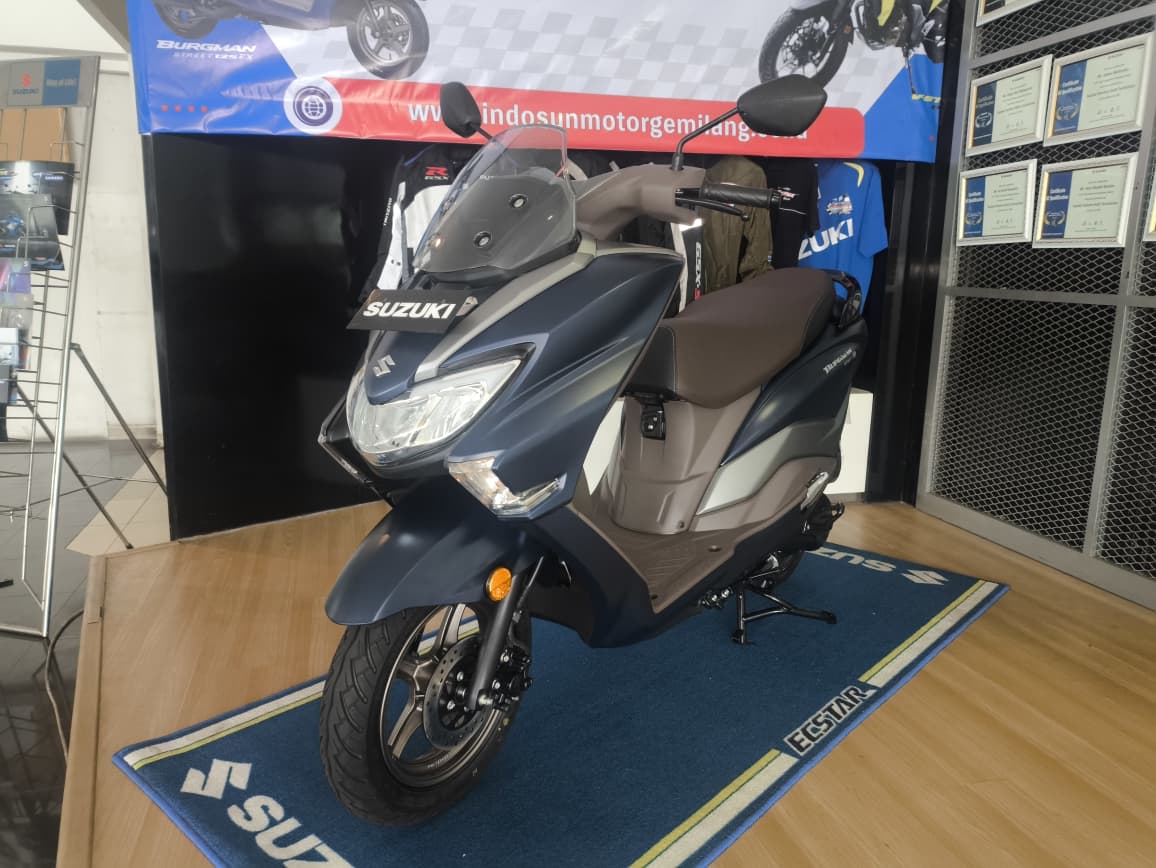 suzuki, motor suzuki, suzuki motor, penjualan motor, suzuki burgman, Data AISI Sebut Penjualan Motor Turun, Suzuki Justru Alami Peningkatan
