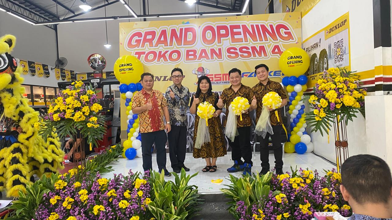 dunlop, Toko ban mobil, Toko Ban SSM, Dunlop Shop SSM, Toko Ban Semarnag, Dunlop Shop SSM 4 Kembali Lahir di Semarang, Sedia Ban Sampai Pelek Mobil