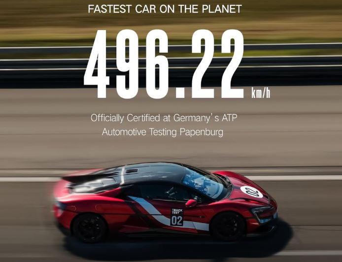 Hypercar Bugatti Ketinggalan, Mobil Listrik China Ini Catat Rekor Top Speed 496,22 KM/Jam