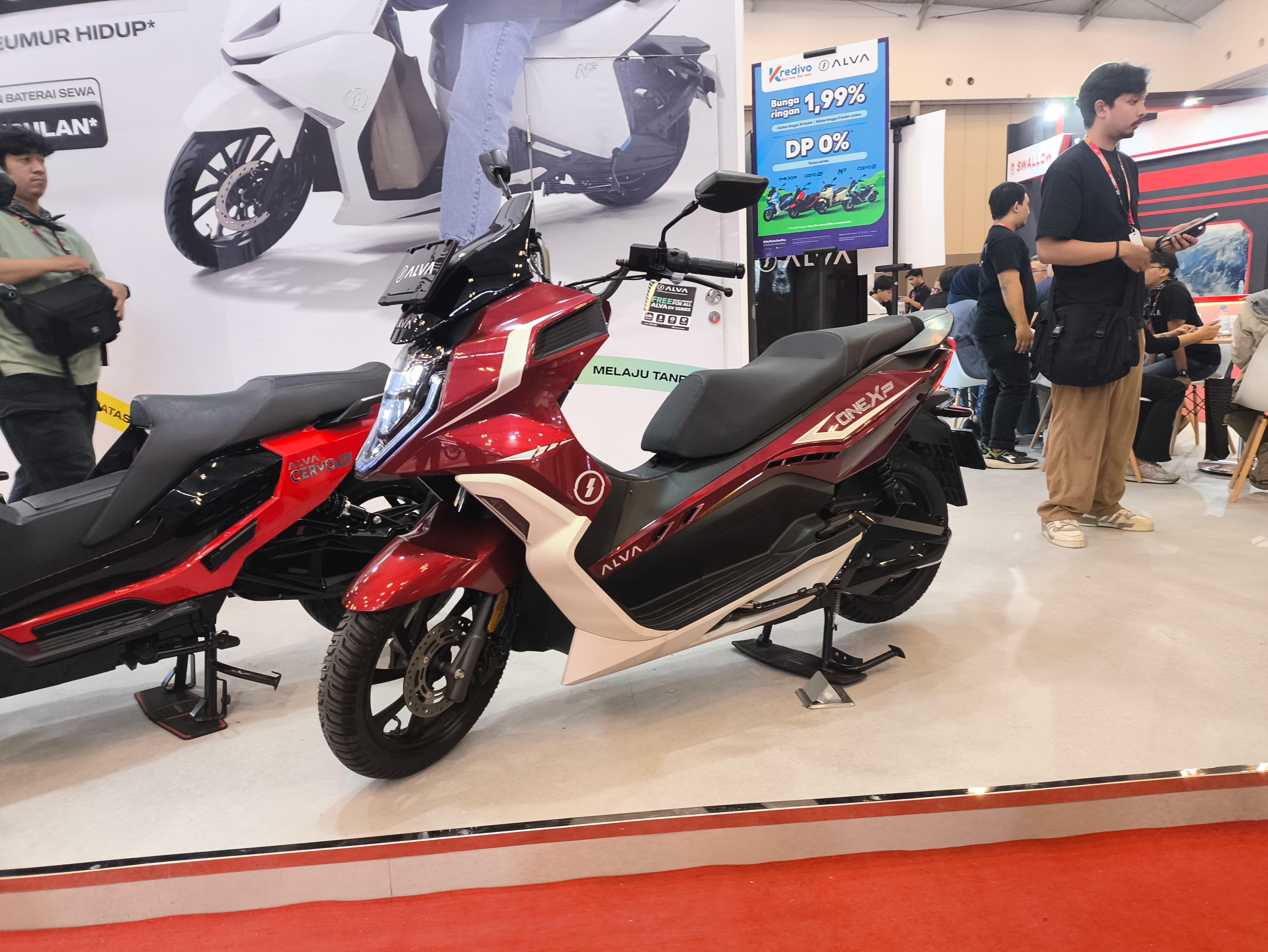 motor listrik, alva, IMOS, Alva Cervo, IMOS 2025, Rayakan 3 Tahun Kehadiran di Indonesia, ALVA Kasih Diskon Spesial di IMOS 2025