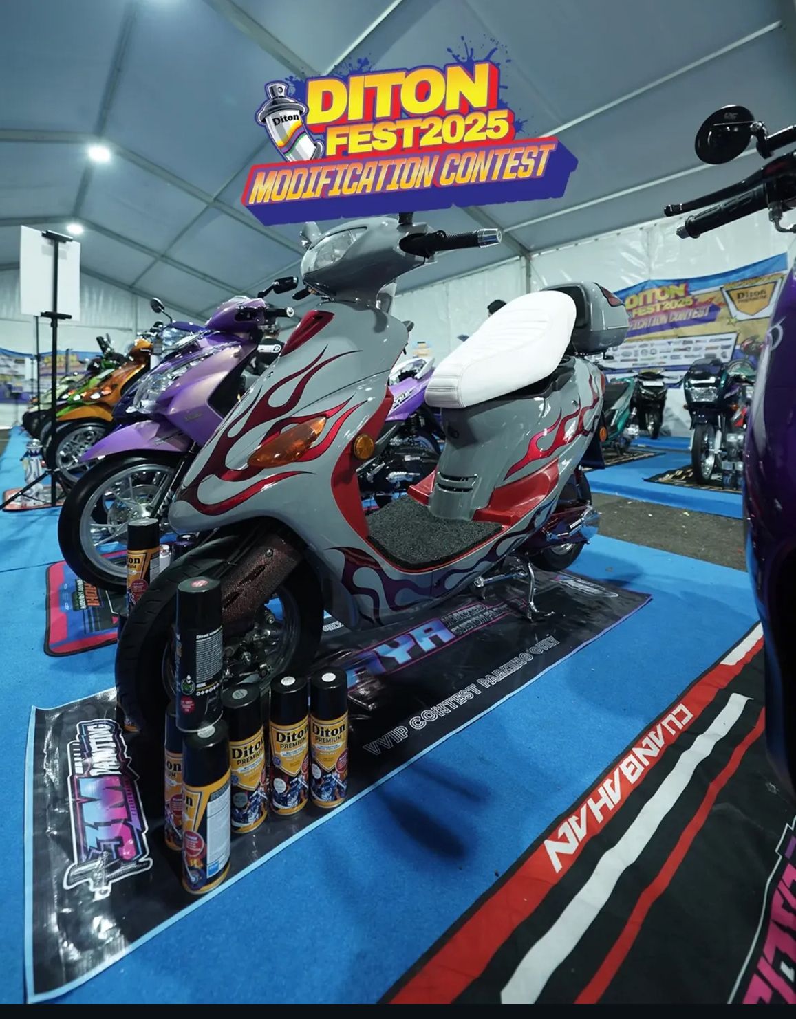 Dari Semir Ban hingga Cat Kendaraan Berat, Diton Kenalkan Produk Terbaru di Diton Fest 2025