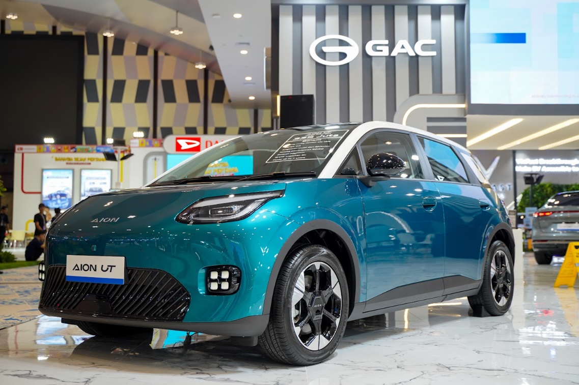 aion hyptec ht, Aion v, AION UT, Harga Aion UT, GIIAS Semarang 2025, Hadir di GIIAS Semarang, GAC Tawarkan AION UT dengan Banyak Bonus, Harga OTR Jateng Segini