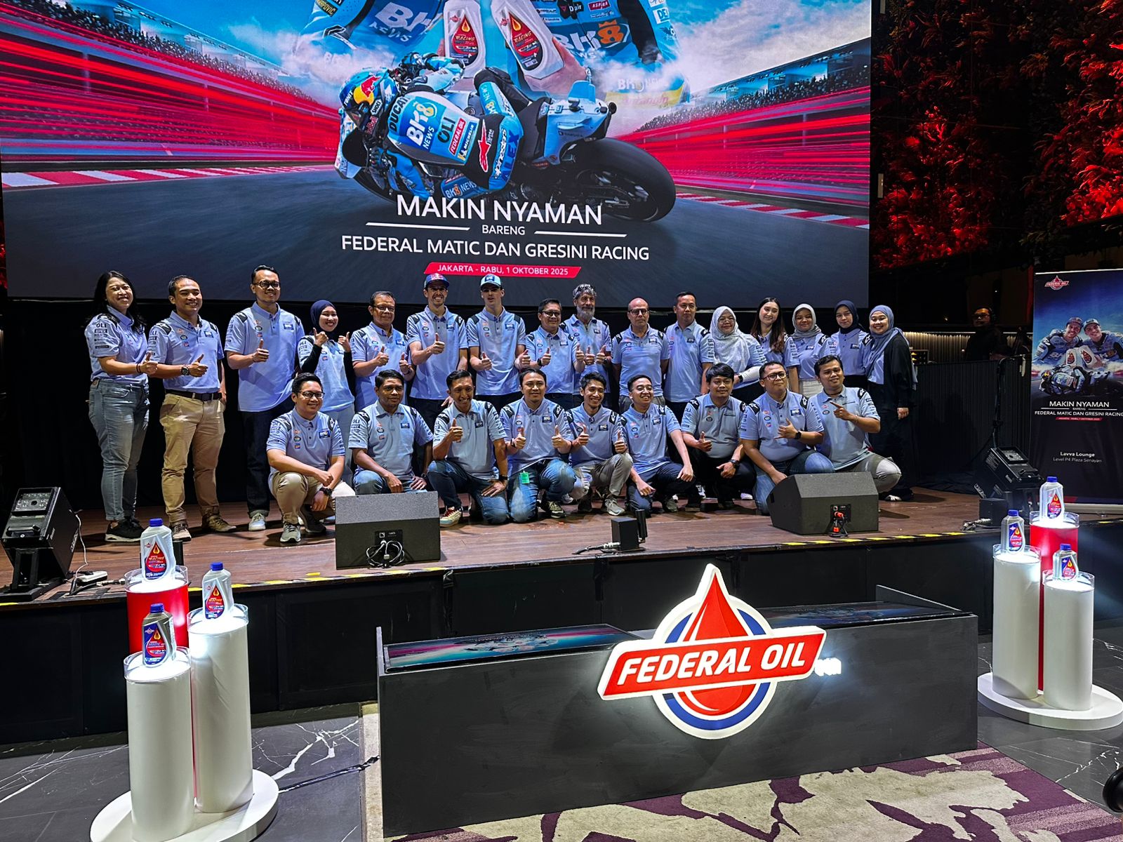 gresini racing, federal oil, alex marquez, fermin aldeguer, MotoGP Mandalika 2025, 14 Tahun Federal Oil Jadi Sponsor Gresini Racing, Gelar Meet and Greet Bersama Alex Marquez dan Fermin Aldeguer