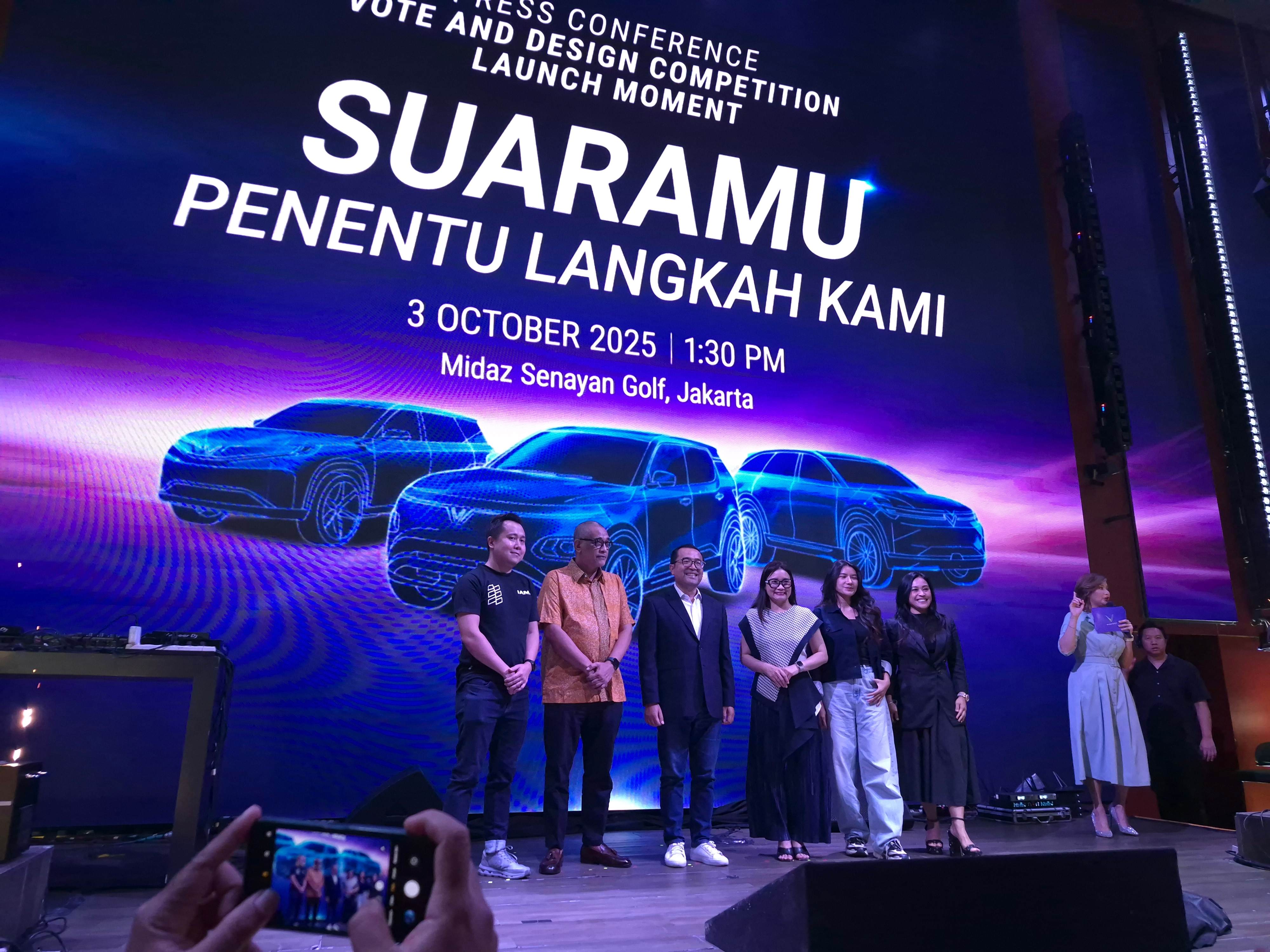 vinfast, VinFast VF 7, vinfast vf 5, Vinfast Automobile Indonesia, VinFast VF 3, Gelar Lomba Desain Mobil, VinFast Siapkan Rp1,3 Miliar Bagi Peserta