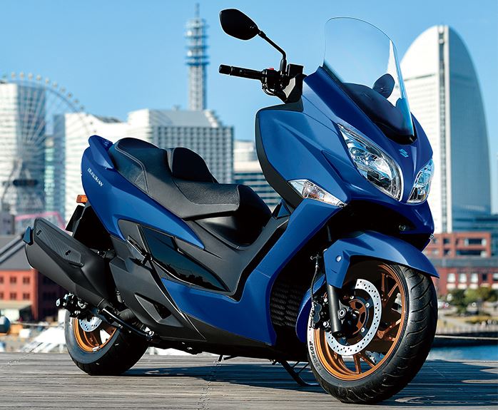jepang, suzuki, skutik, motor baru, suzuki burgman 400, Skutik 400 Cc Baru Suzuki Punya Tampilan Sporty, Segini Konsumsi Bensinnya