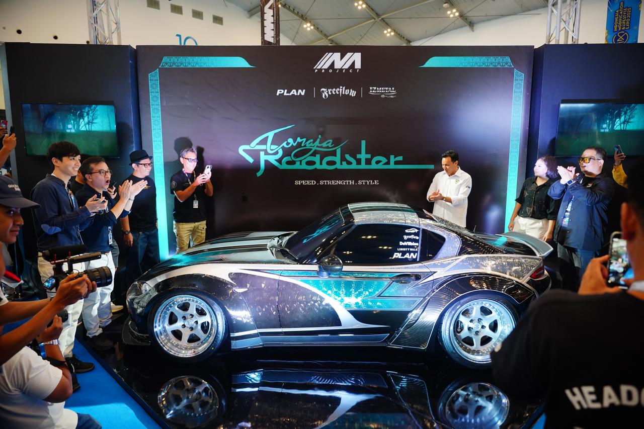 Modifikasi Mazda Miata, Freeflow, IMX 2025, Plan Paint, Mazda Miata MX-5 ‘Toraja Roadster’, Mazda Miata MX-5 Toraja Roadster, Dicat Teknik 3D Pertama di Indonesia