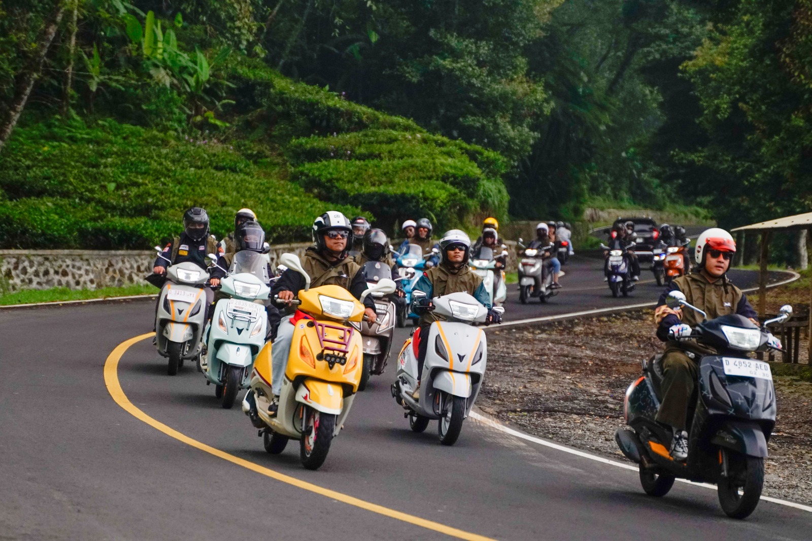 komunitas, turing, callisto, motor tvs, TVS Callisto, TVS Callisto Campride, Serunya Healing Bareng Komunitas Motor Bergaya Kalcer