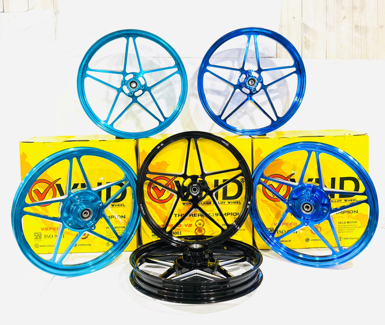 pelek vnd, kawasaki ninja 150r, ninja 150r, VND Racing, Ninja H2, VND V Speed, Terinspirasi Kawasaki H2, VND Hadirkan Pelek V Speed Ninja 150R