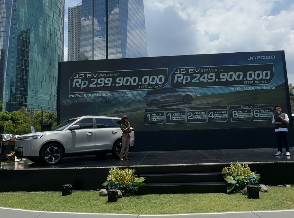 Mobil Listrik Jaecoo J5 EV Resmi Meluncur Hari Ini, Harganya Segini