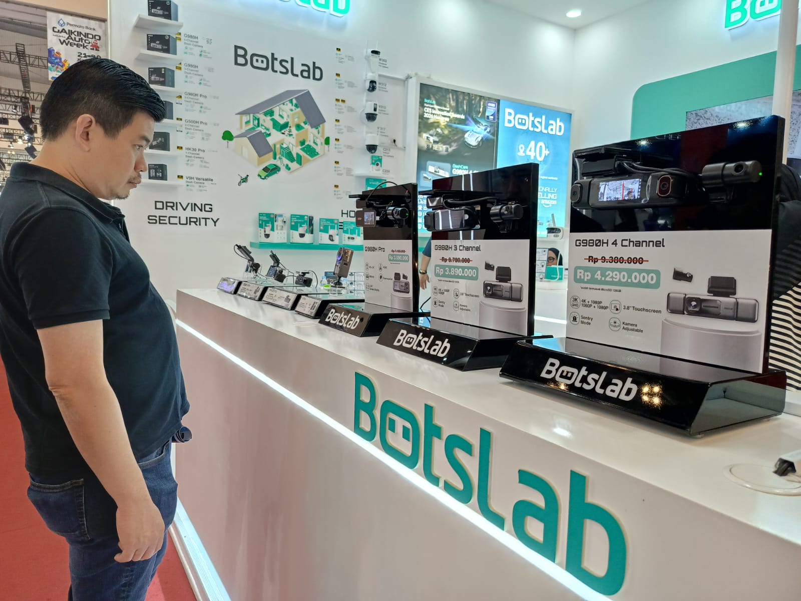 Dashcam Series Baru Botslab di GJAW 2025, Spesial Launching Diskon 50 Persen