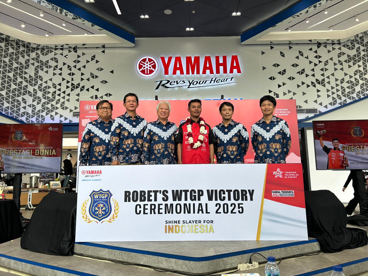 Yamaha Indonesia Apresiasi Langsung Teknisi yang Jadi Juara Dunia WTGP
