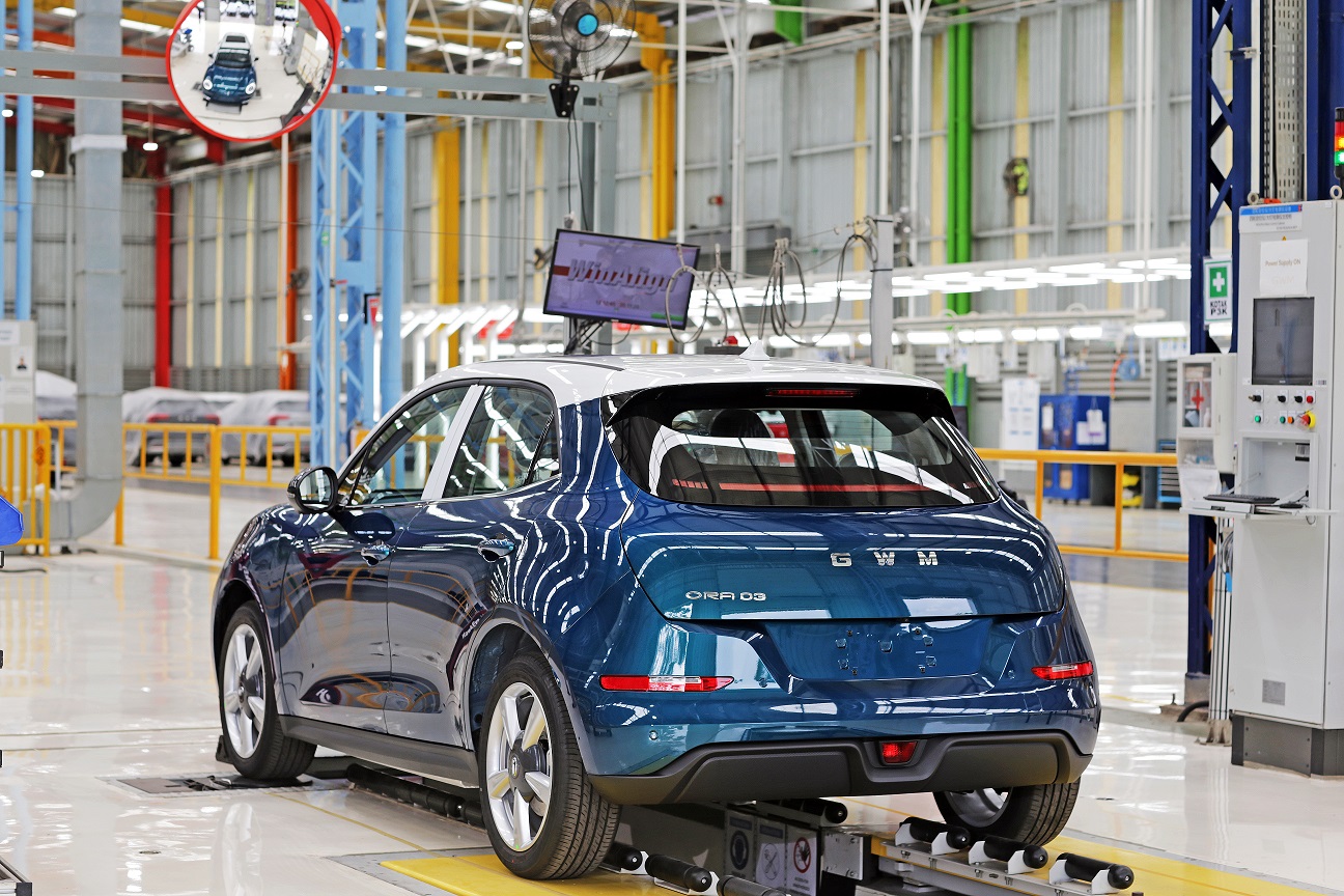 Mobil Listrik GWM ORA 03 Resmi Berstatus CKD, Akta Lahir Tercatat di Bogor
