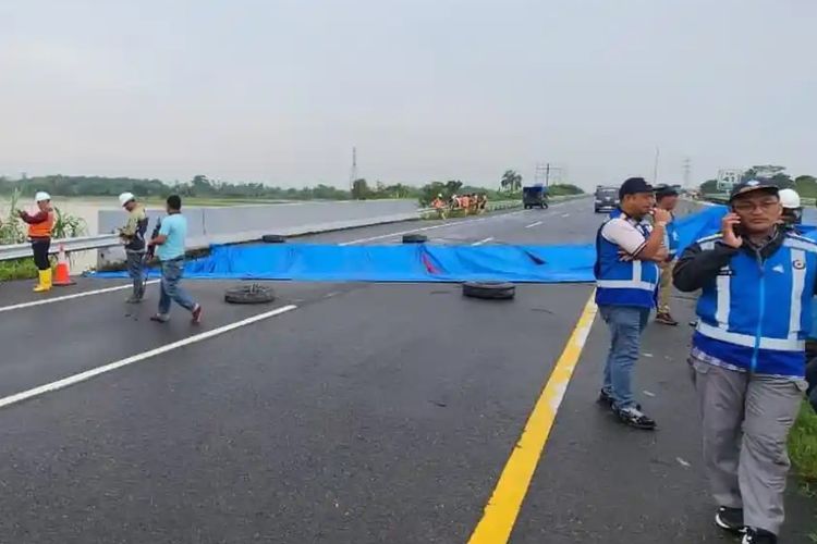 Tol Medan–Kualanamu Ambles Dampak HUjan, Catat Rekayasa Lalu Lintas Terbarunya
