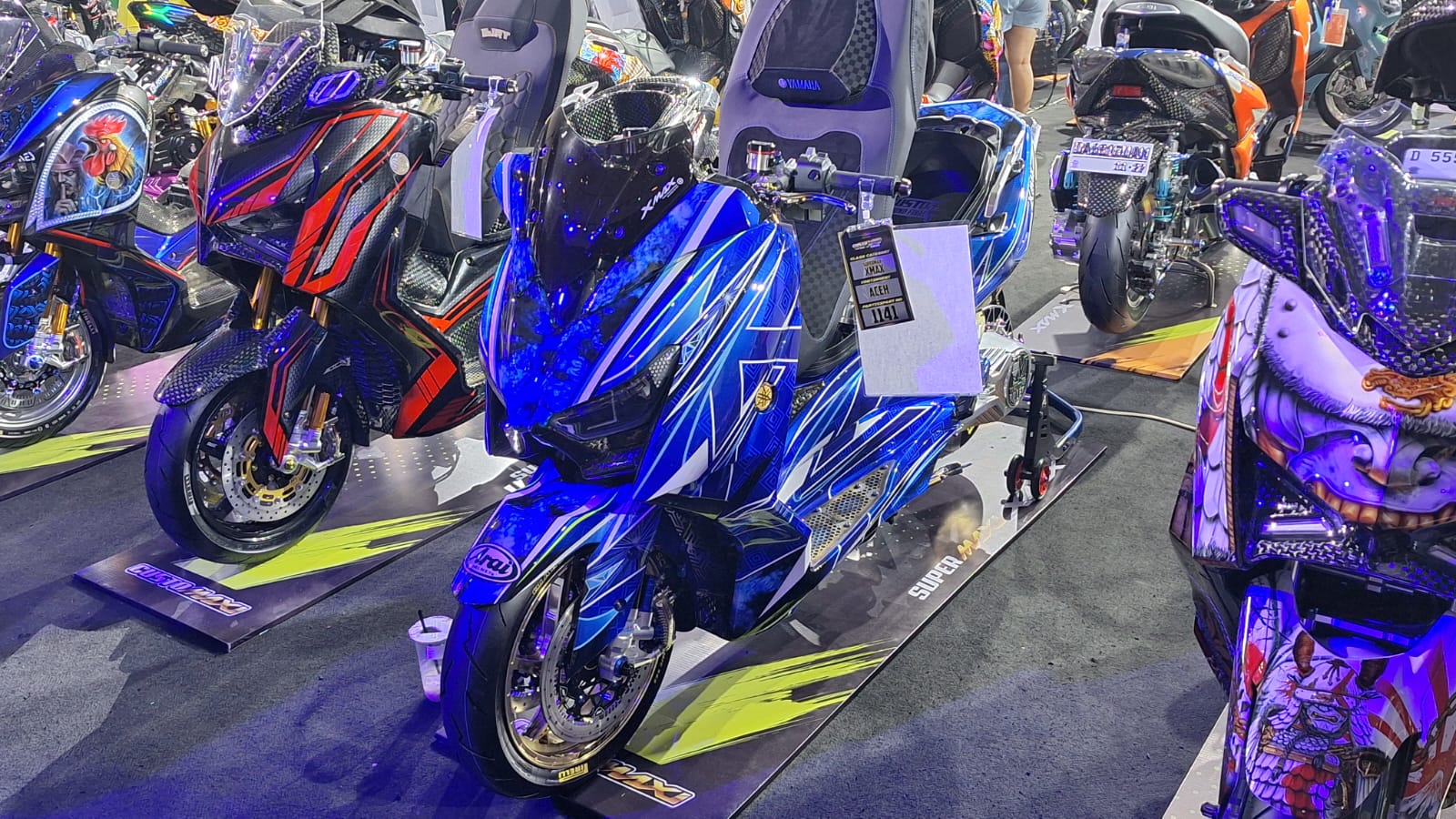 Bisa Hidupkan Mesin Pakai Suara, Ini Dia Yamaha XMAX King Of MAXI CustoMAXI 2025