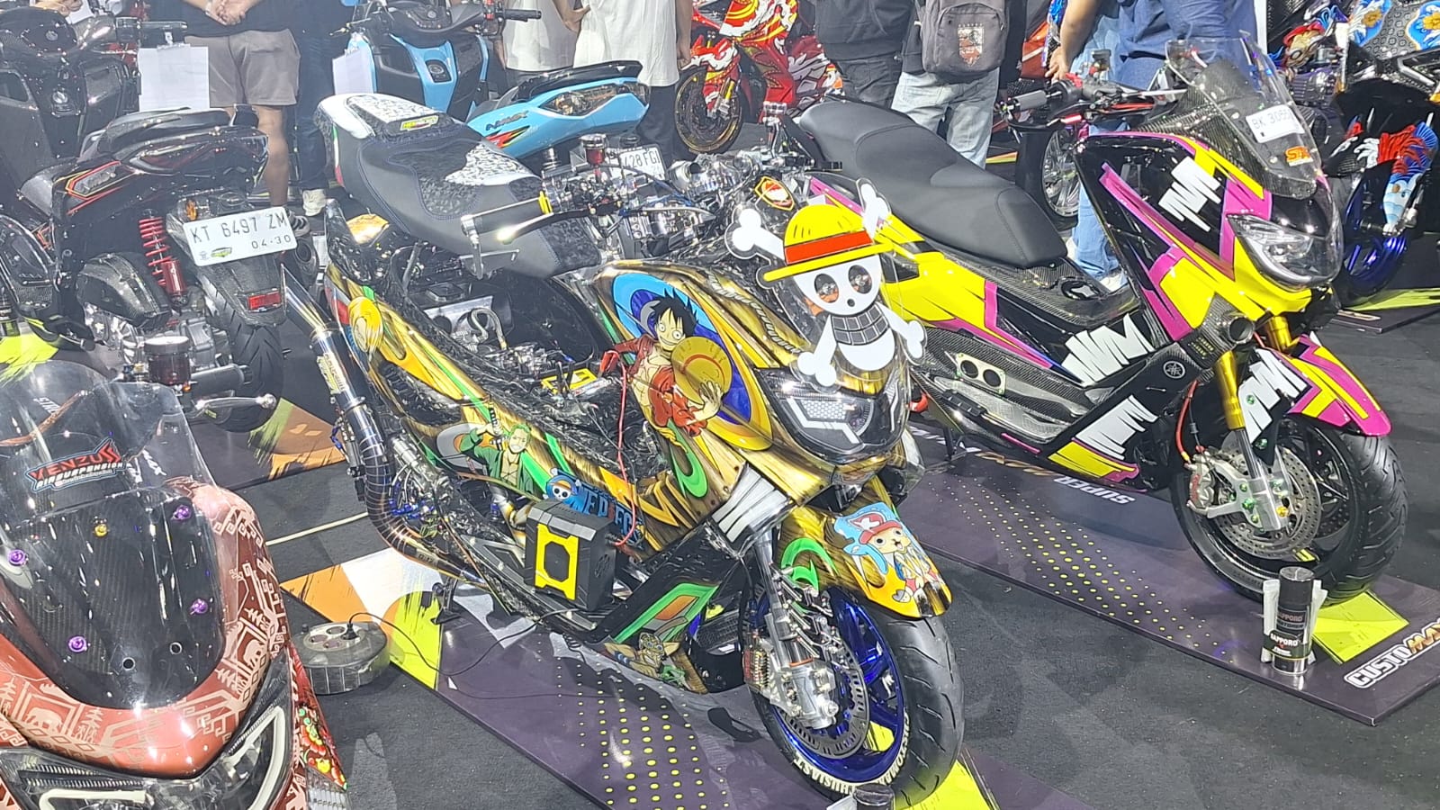 Angkat Tema One Piece, Yamaha NMAX Asal Makassar Jadi Juara di Final CustoMAXI 2025