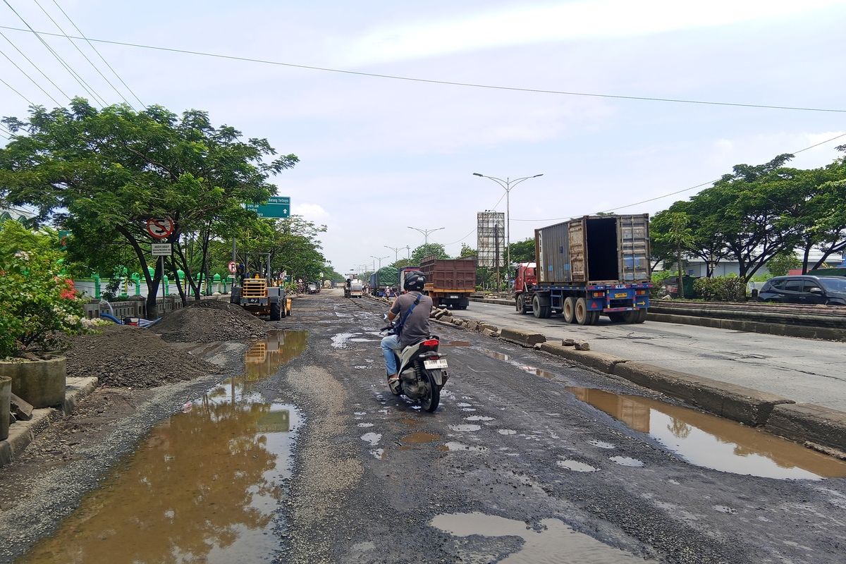 Jalan Pantura Kaligawe Semarang Parah, Sampai Maret 2026 Lewat Rute Alternatif Ini